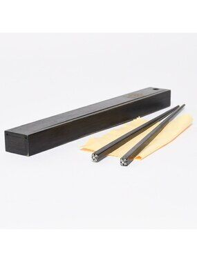 Chrome Hearts Chpstcks Plus Ebony CH Chopstick Wood 925 Sterling Silver
